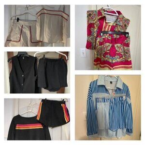 5 Two Piece Short Sets- Summer Co-Ord Bundle Size M